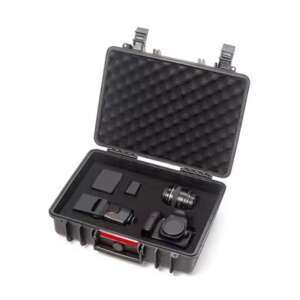 Custom foam insert for camera equipment storage case